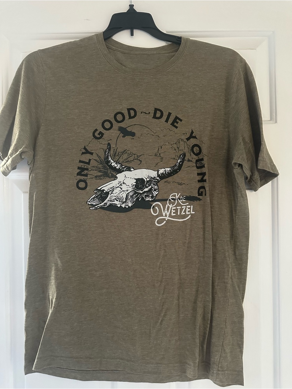 Only Good — Die Young Graphic Tee in Olive by